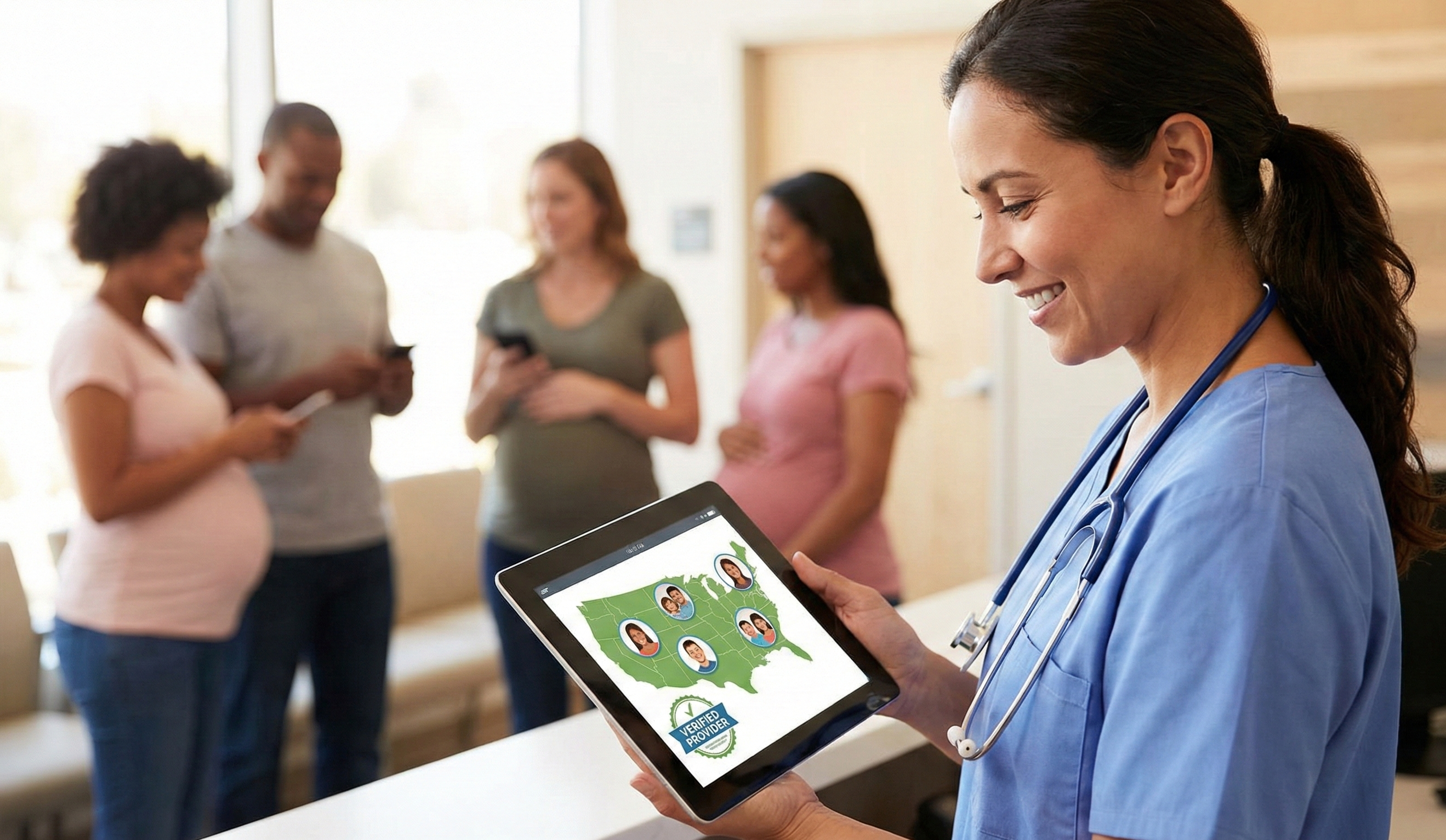 Professional woman working on laptop